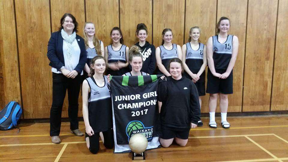 Te Aroha College are the Junior girls Basketball champions