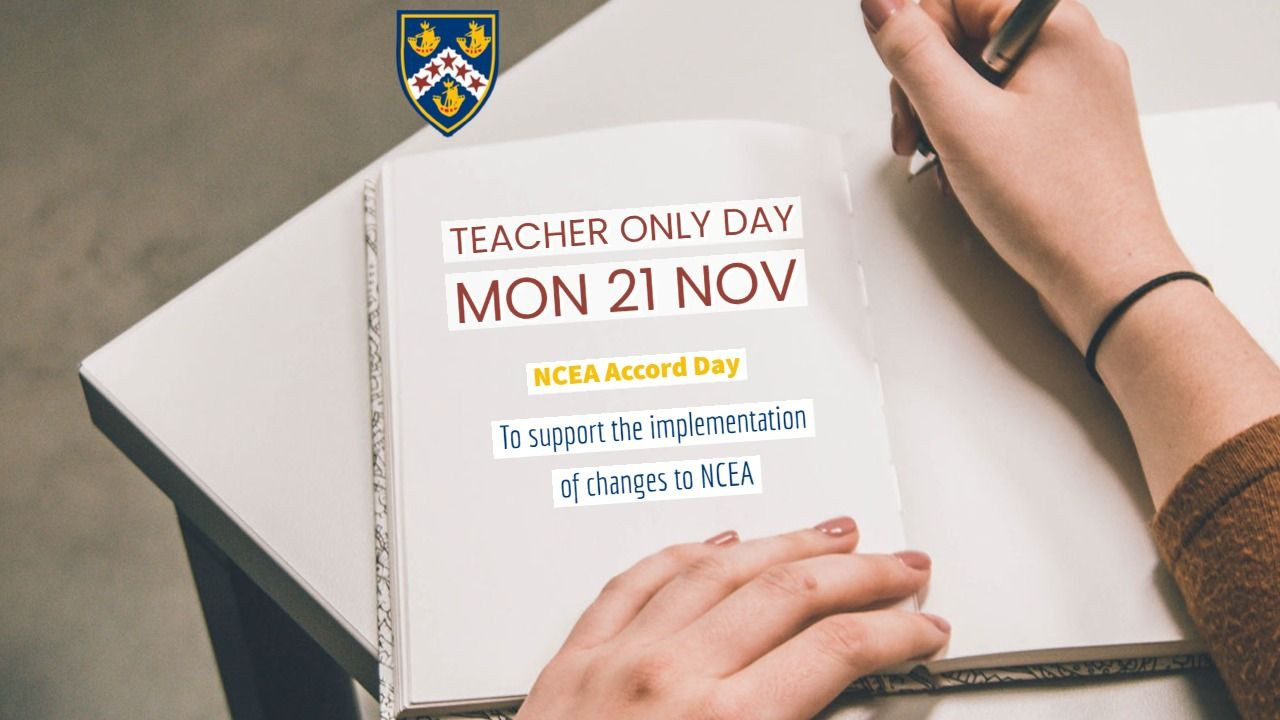 Teacher Only Day Mon 21 Nov • News  •  Te Aroha College