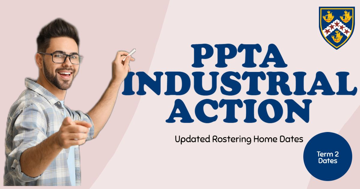 PPTA Industrial Action Term 2 Dates • News  •  Te Aroha College